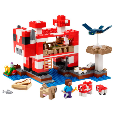 Конструктор Lego Minecraft 21270 Грибной дом 01